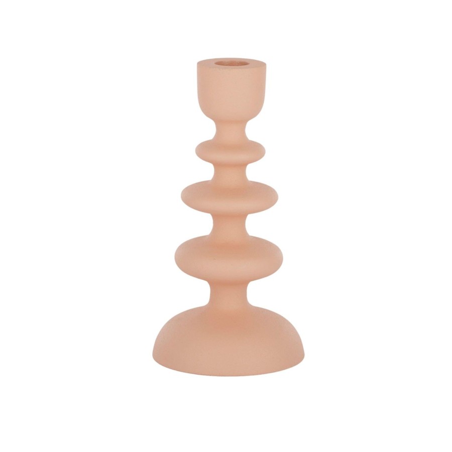 Decor Items | Coast To Coast Home Ava Metal Candleholder - Coral