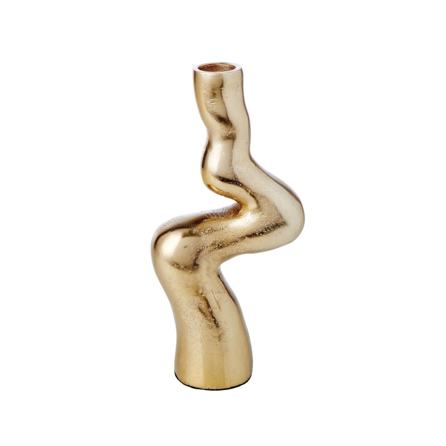 Candles & Fragrance | Amalfi Twisted Metal Candleholder 20Cm