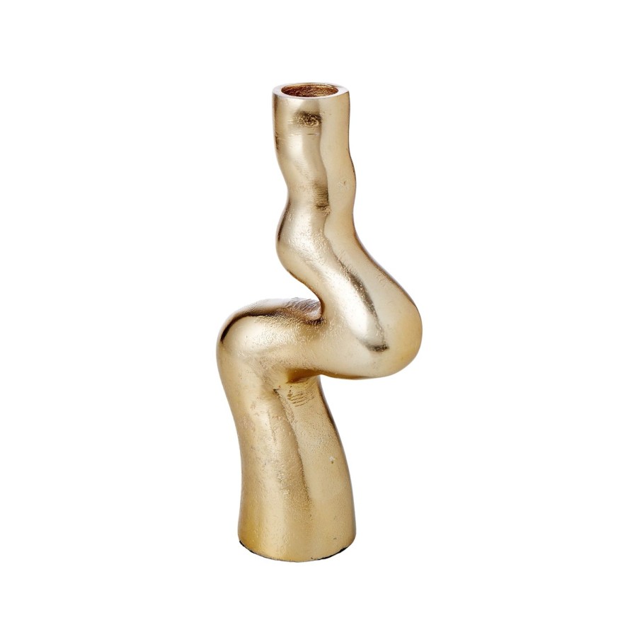 Candles & Fragrance | Amalfi Twisted Metal Candleholder 20Cm