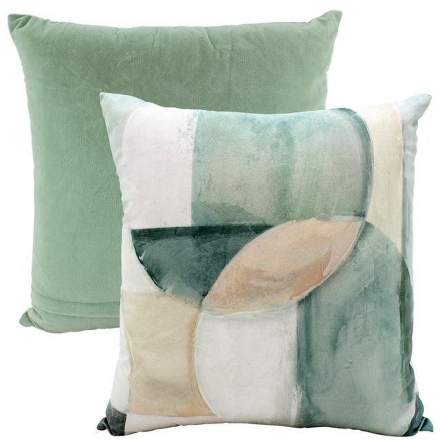 Soft Furnishings | NF Green Wilder Velvet Cushion 50X50Cm