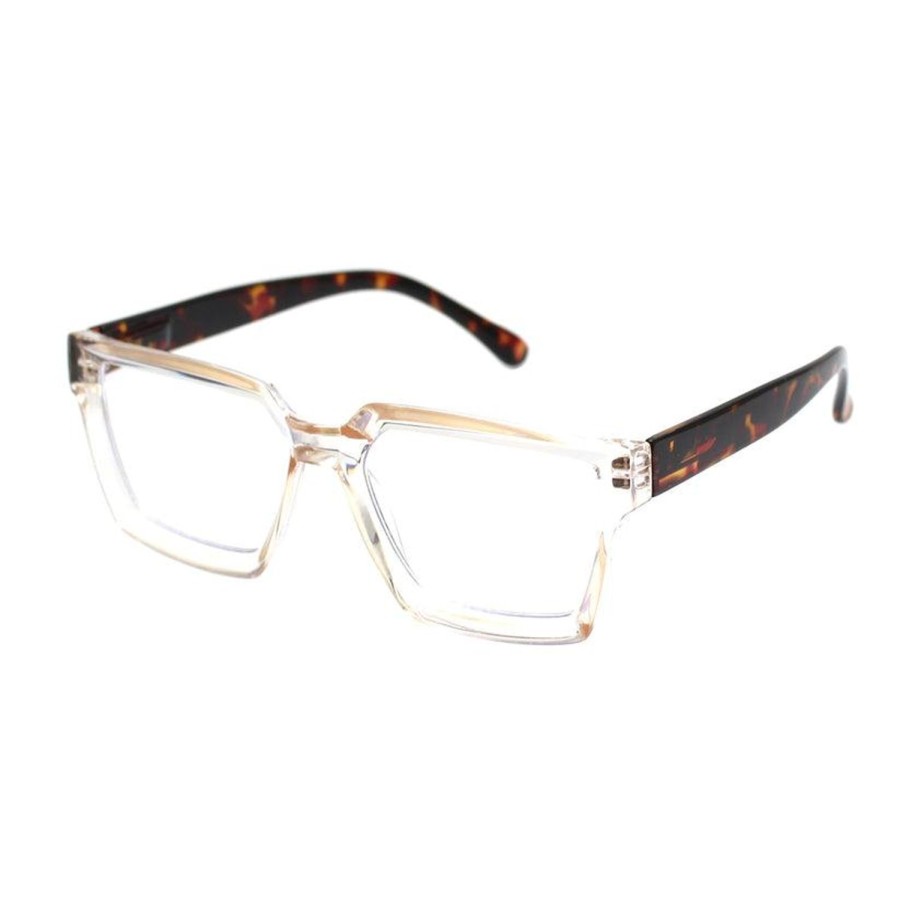 Headwear & Sunglasses | Captivated Soul Remi Anti-Blue Reading Glasses - Crystal Beige