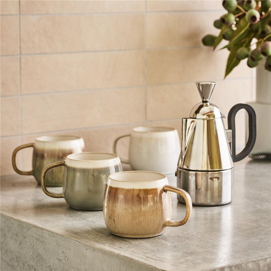 Dining & Entertaining | Ecology Bulb Stripe S4 Mugs 360Ml