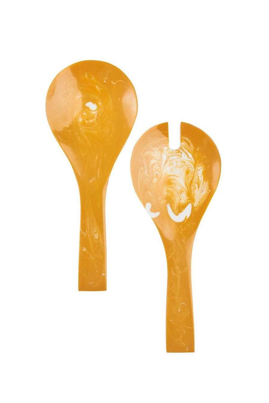 Dining & Entertaining | Eb & Ive Home Amazonia Salad Servers - Honey