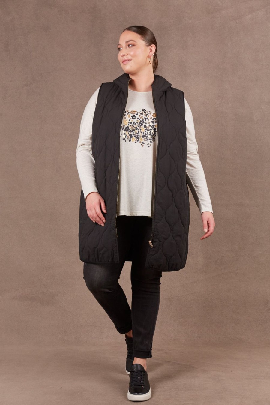 Jackets, Coats & Vests | Eb & Ive Ribe Vest - Ebony