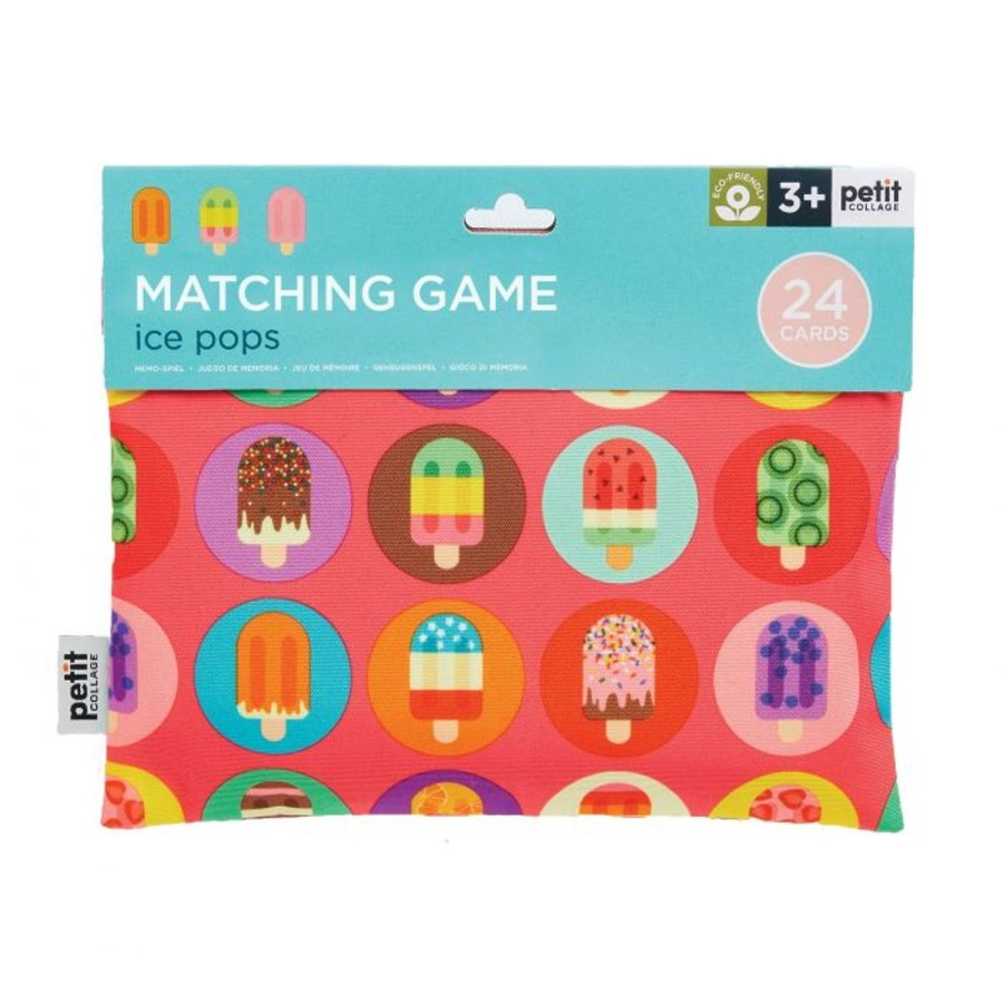 Toys | Petit Collage Matching Game On-The-Go - Ice Pops