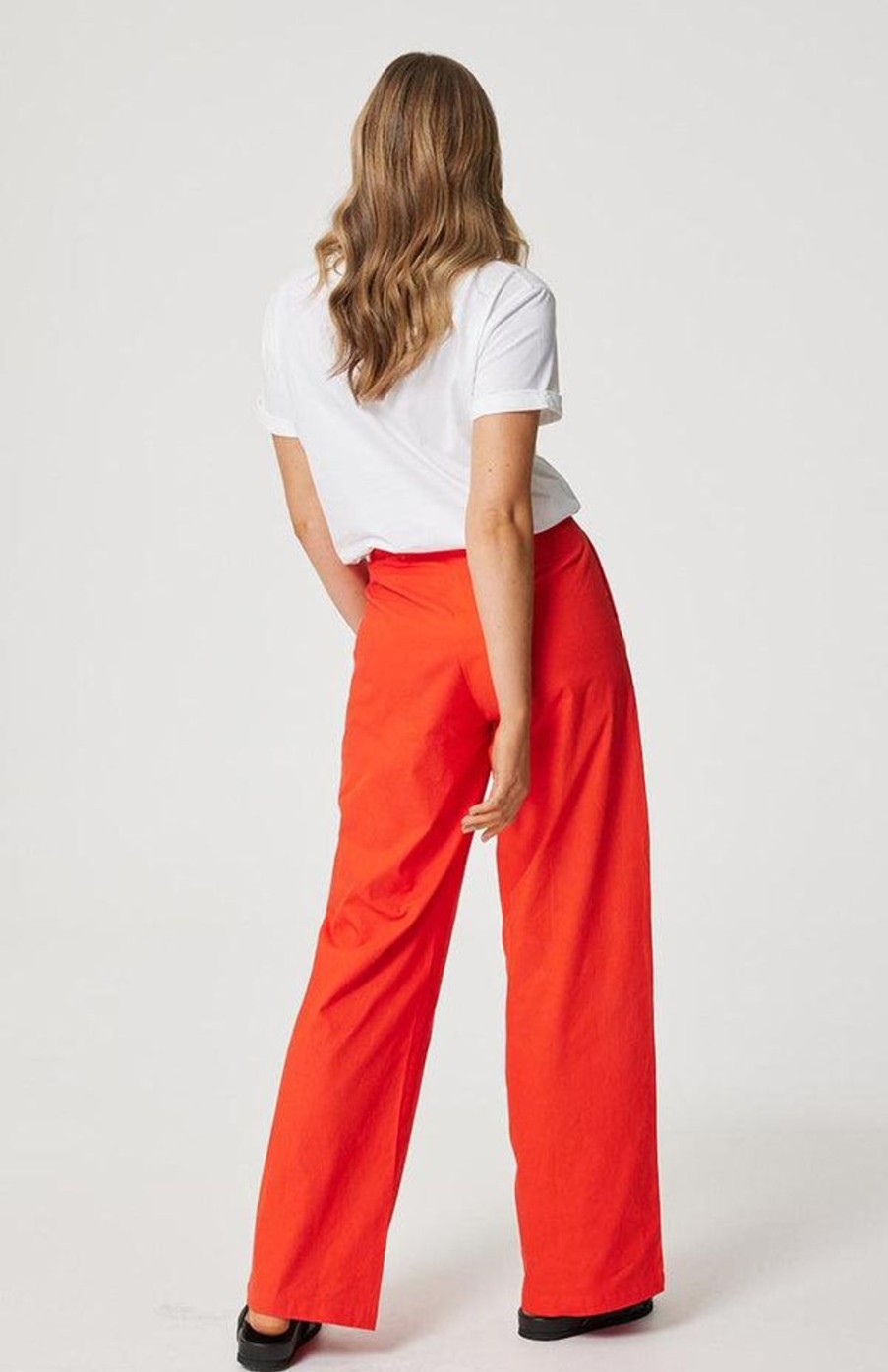 Pants | Cartel & Willow Lucy Trouser - Campari