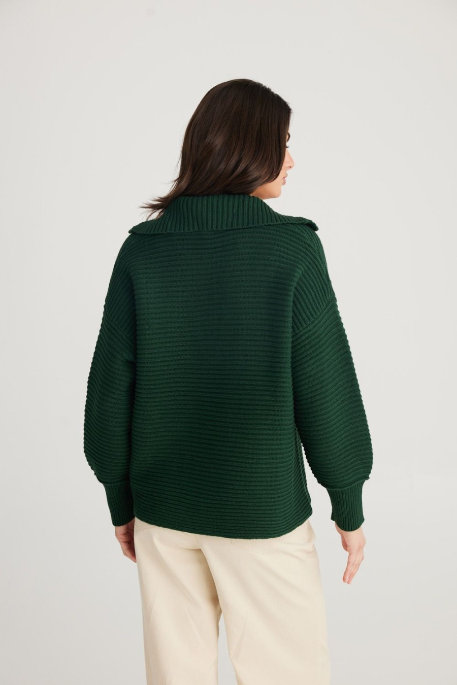 Knitwear & Jumpers | Talisman Belmont Knit - Bottle Green