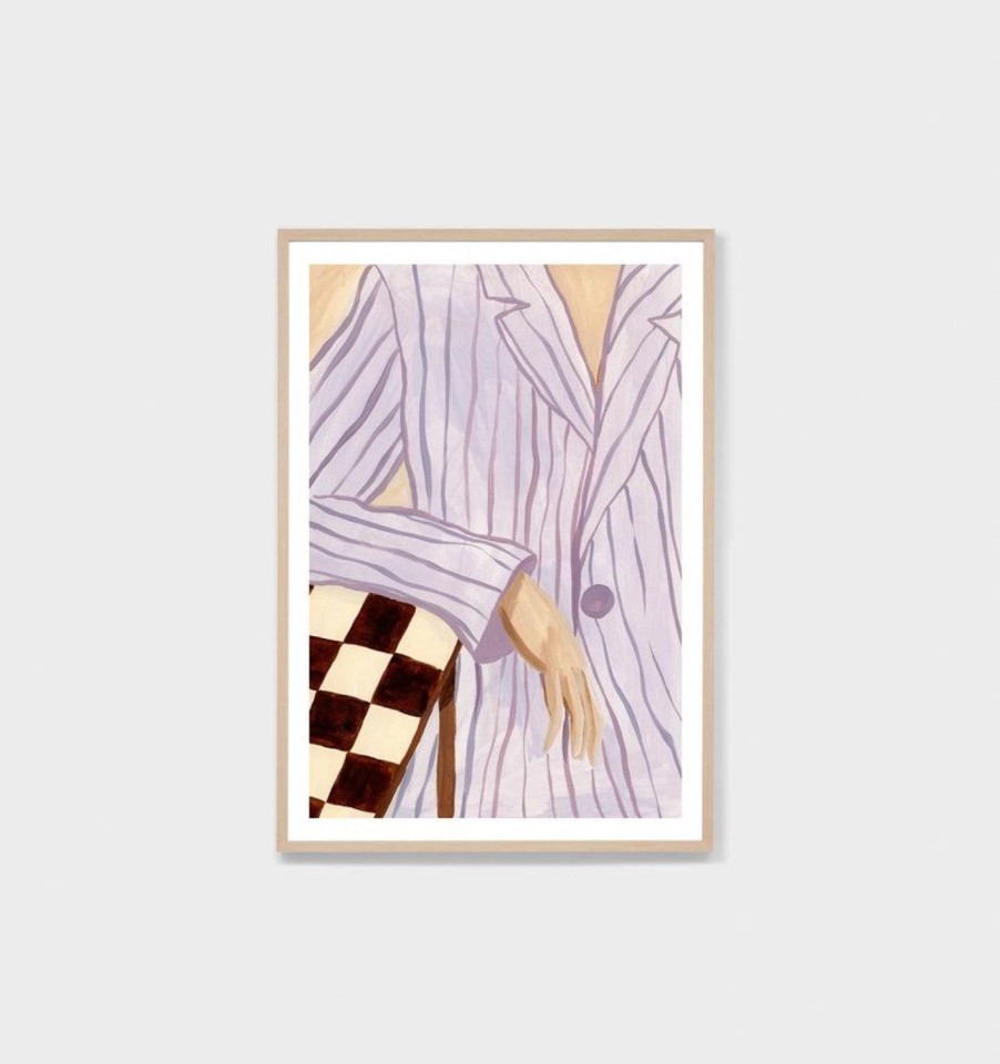 Wall Decor | Middle of Nowhere Date Night Lilac Glass Print 87X122Cm