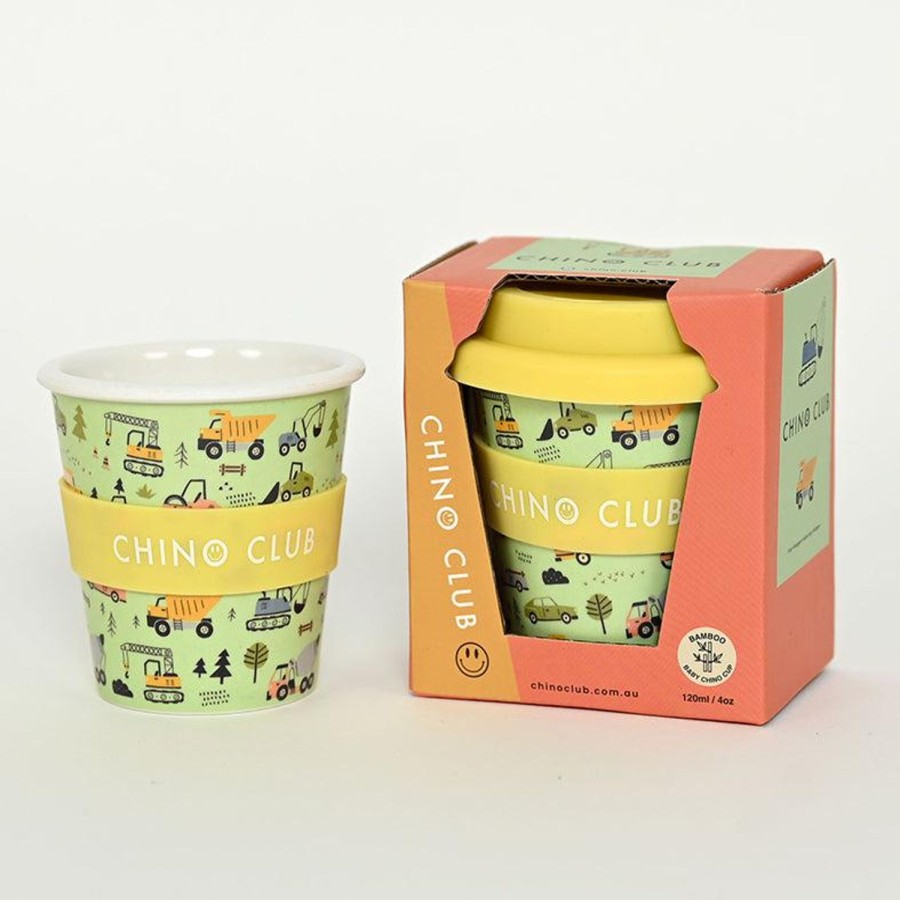 Nursery & Nurture | Chino Club Bamboo Baby Chino Cup - Diggers