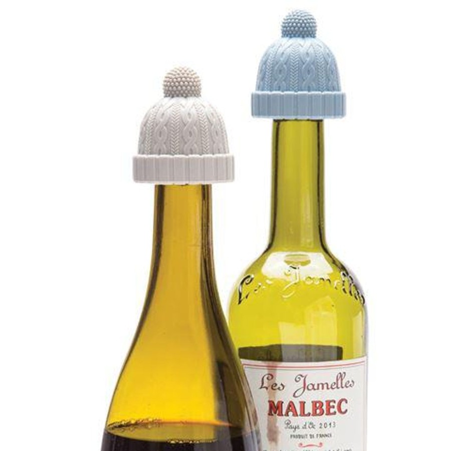 Fun & Games | MonNew Business Beanie Bottle Stopper - Blue/Grey