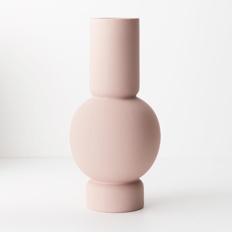 Pots, Planters & Vases | Floral Interiors Vase Isobel 35.5Cm - Light Pink