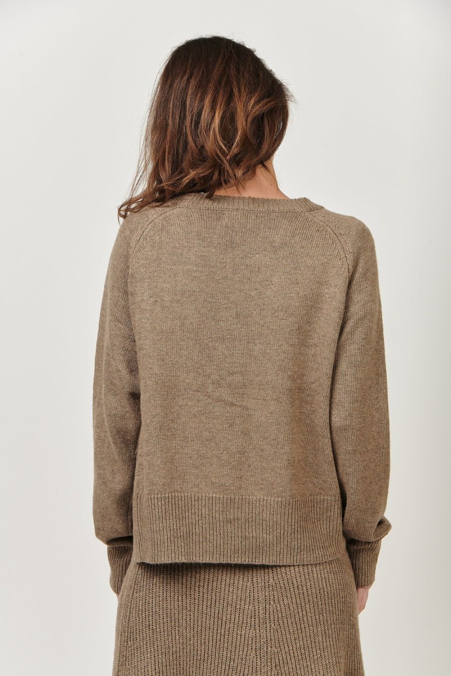 Knitwear & Jumpers | Olive Et Julie Cashmere Blend Cardigan - Khaki